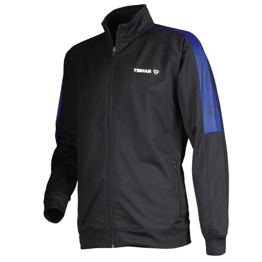 Tibhar Tracksuit Jacket Domino Black Blue - Killypong