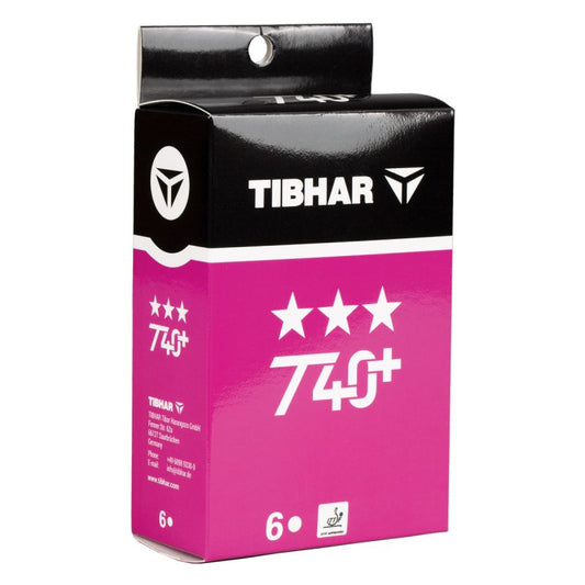 Tibhar Ball T40*** pack 6 white - Killypong
