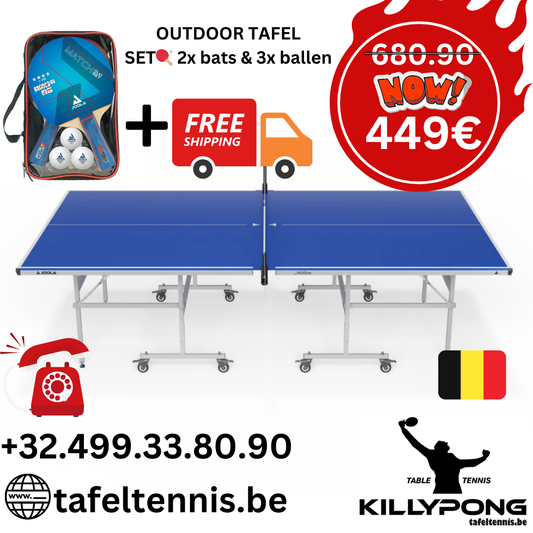 Tafeltennistafel Joola Outdoor J100X + GRATIS LEVERING - Killypong